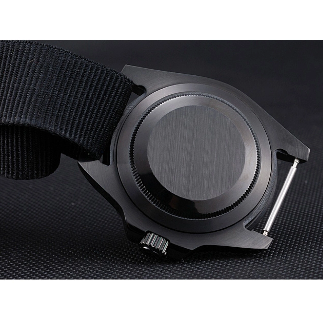 Aaa fake watches Black Nylon 622006 Strap Submariner Rolex 0806